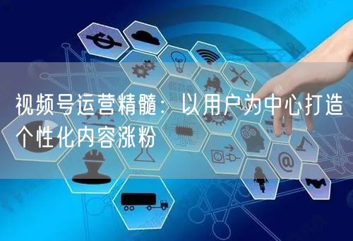 视频号运营精髓：以用户为中心打造个性化内容涨粉