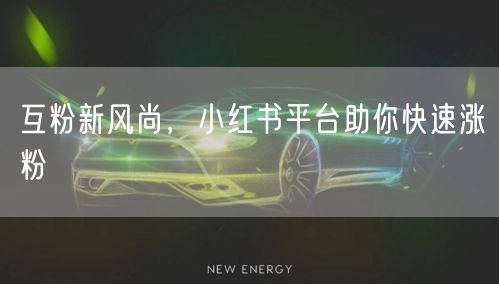 互粉新风尚，小红书平台助你快速涨粉