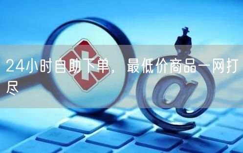 24小时自助下单，最低价商品一网打尽